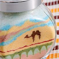 МК Рисование песком в бутылках